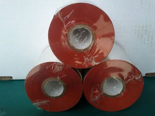 Special offer: 3 ribbons for thermal transfer printers - wax - orange for sale