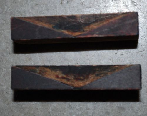 Vintage / Antique Letterpress Wood Printer's Type Pair of tailpieces or pointers