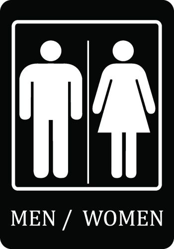 Men / Women Unisex Bathroom / Restroom Boys Girls Sign Single Signs New S103 USA