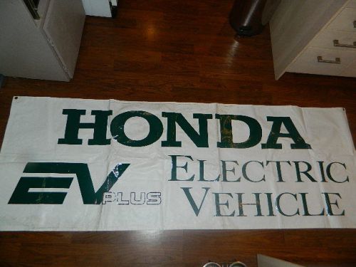 HONDA EV ELECTRIC VEHICLE BANNER  EV+ FIRST ELECTRIC CAR