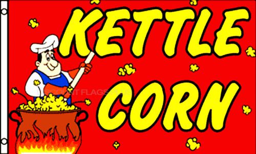 Kettle Corn flag 3x5 Polyester
