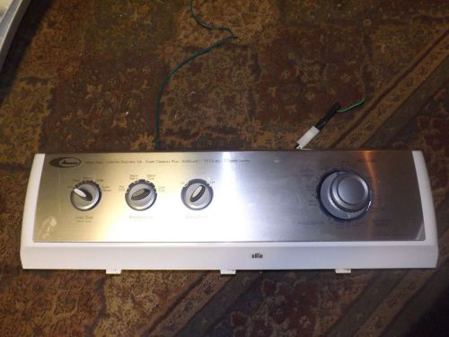 Amana Washer Console /Face plate Timer COMPLETE  21001552/21002199