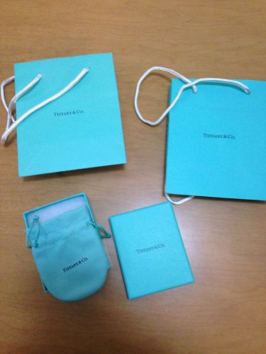 Tiffany &amp; Co. Shopping Bag Use as Gift Bag    6 x 5  4 Pieces