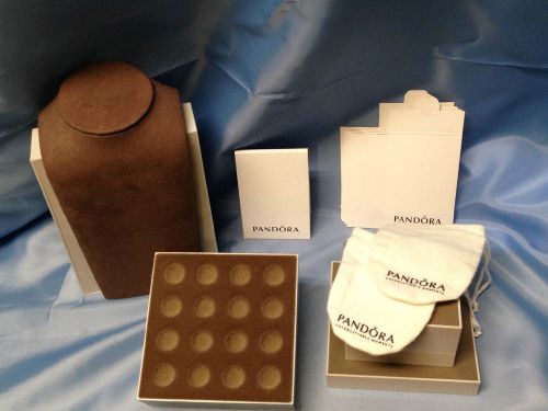 Pandora branded Display Stands, pillows, and packaging