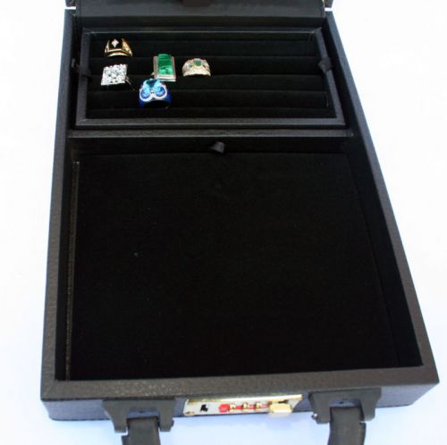 Jewelry watch case organizer storage display briefcase for sale