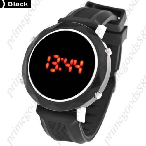 Unisex Sports Watch Round Case Digital Wrist Watch Wrist watch in Black