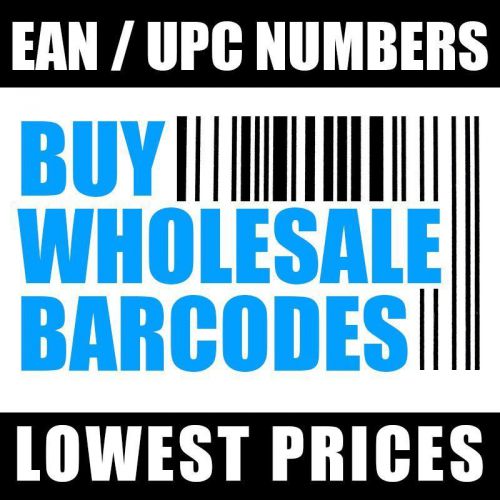 100,000 EAN-13 UPC BARCODES EAN BAR CODE NUMBERS AMAZON BARCODE FAST DELIVERY