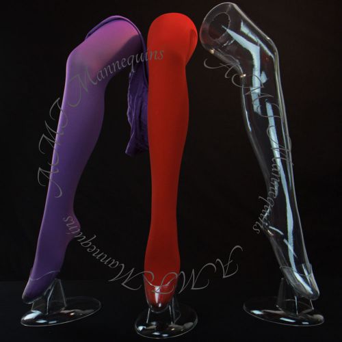 2 Female mannequin body parts-legs, amt-mannequins, Plastic leg, 2 clear legs