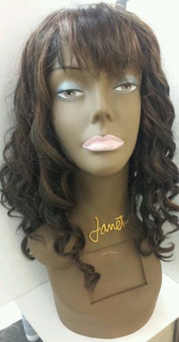Synthetic Hair Mannequin Head. Hair directly from Beauty Supply Srore.