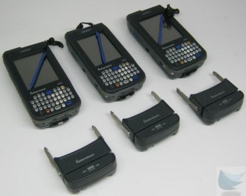 Lot of 3 intermec cn3 rugged mobile computer wifi barcode wm5 working! for sale