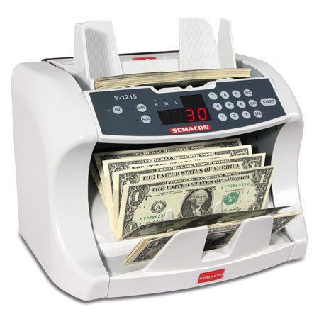 Semacon s-1215 premium bank grade currency counter for sale