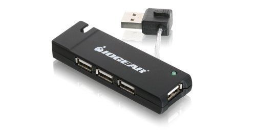 IOGEAR 4-Port USB 2.0 Hub GUH285 (Black)