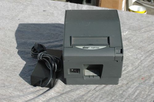 Star tsp700 pos thermal printer with power adapter powers on for sale