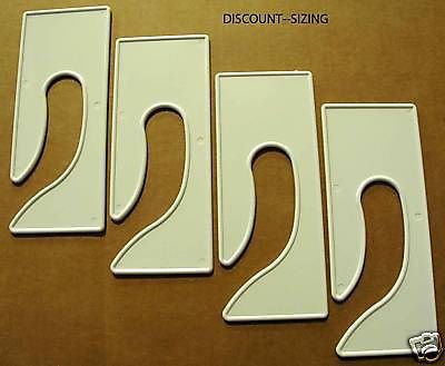 25 BLANK KING SIZE DIVIDERS FOR RETAIL CLOTHING RACKS