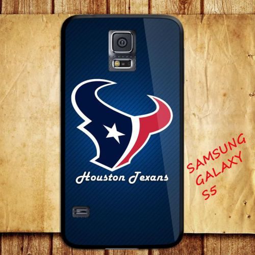 iPhone and Samsung Galaxy - Houston Texans Team Logo Mascot - Case