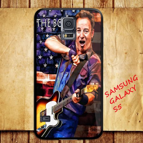 iPhone and Samsung Galaxy - Bruce Springsteen Singer Songwriter Art - Case