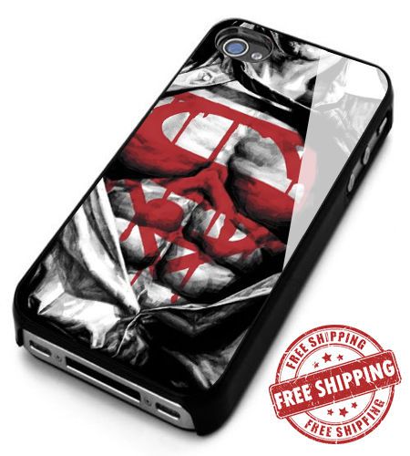 Bloody superman logo iphone 4/4s/5/5s/5c/6/6+ black hard case for sale