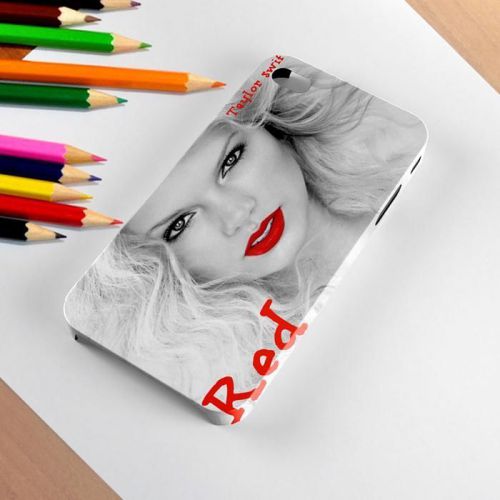 Taylor Swift Red Sexy Lip Beauty Face A109 New iPhone and Samsung Galaxy Case