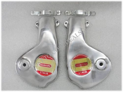 LAMBRETTA FORK LINK COVER ALLOY METAL POLISHED Li GP SX TV 125 150 Series 1 2 3