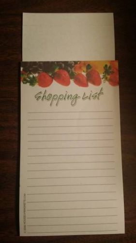 Shopping List Notepad - Berries