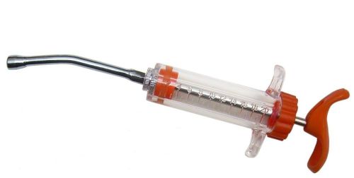 Feeding Syringe / Drencher, Plastic Body, Transparent, 20cc/20ml