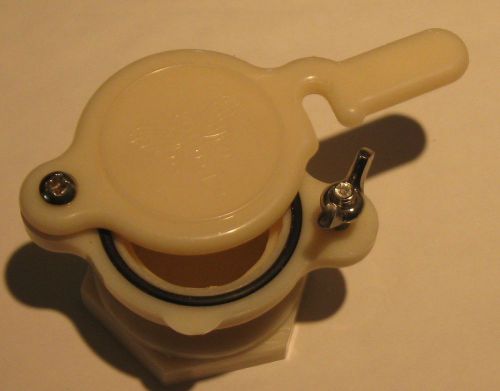 Honey bottling bucket gate valve apiary extracting nylon plastic 40mm 1-3/4 inch for sale