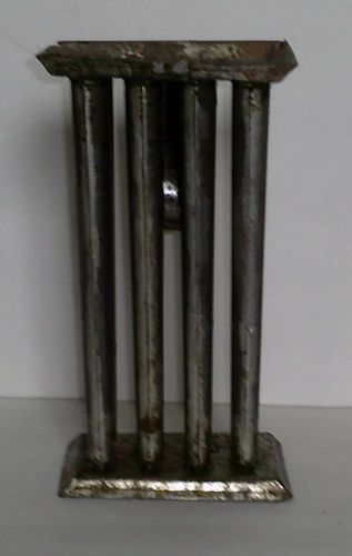 ANTIQUE 8 HOLE TIN CANDLE MOLD,,,BEEKEEPING