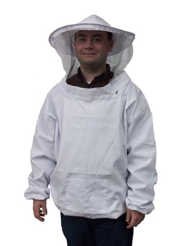 Used large beekeeping bee keeping suit, jacket, pull over, smock with veil for sale