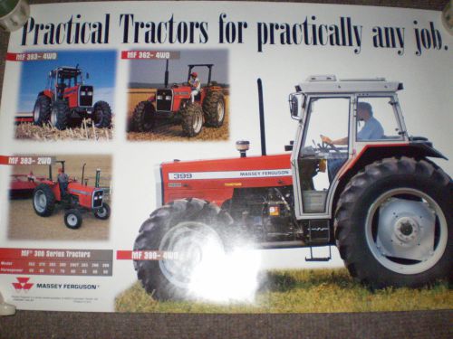 Massey Ferguson 300 Series Tractors Poster 34 3/4&#034; by 23 1/4&#034;