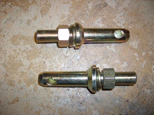 PAIR OF CAT 1 TRACTOR IMPLEMENT MOUNTING PINS