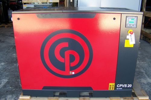 Chicago Pneumatic NEW  20 hp. VSD Rotary Screw Air Compressor  integrated dryer