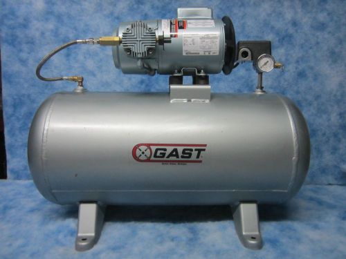 Gast  {4lcb-246t-m450gx} electric air compressor ,tank mounted for sale