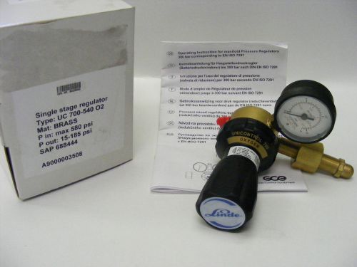 LINDE SINGLE STAGE BRASS REGULATOR