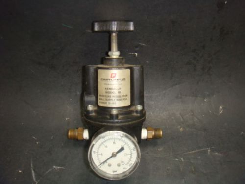 FAIRCHILD KENDALL MODEL 10 PRESSURE REGULATOR MAX SUPPLY 500 PSI, USED