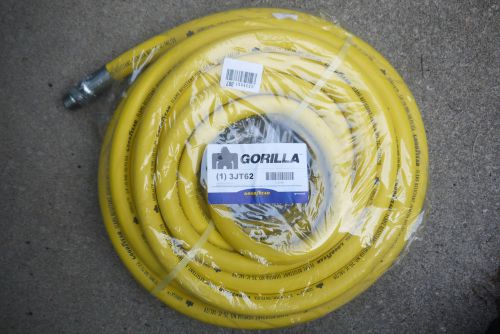 Air Hose Goodyear Gorilla 50 feet 3/4 inch fittings 3JT62 MAX PSI 500 flame res