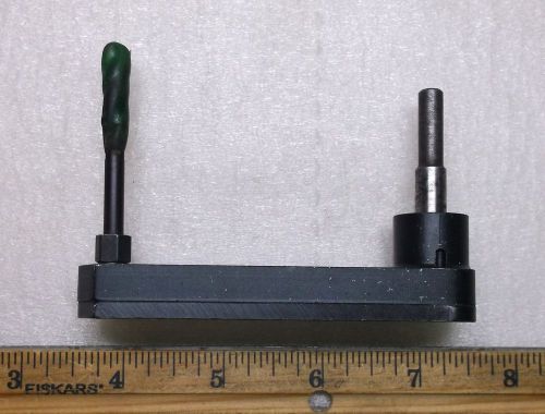 1 Pancake Pork Chop Offset Reverse Drill Attachment uses 1/4-28 threaded bits