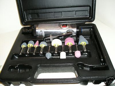Air die grinder tool kit with mounted grinding points for sale