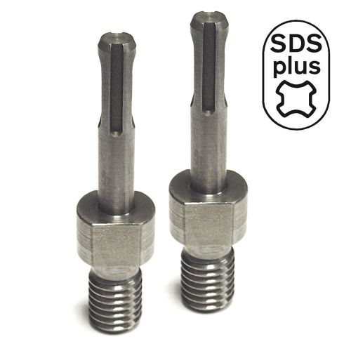 2PK Core Bit Adapter - 5/8&#034;-11 Threaded Male to SDS PLUS Male for Hammer Drill