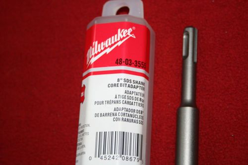 Milwaukee 48-03-3555 sds+ thin core bit adapter 8 in.1-3/4 in. &amp; larger for sale