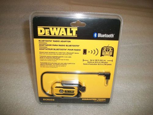 Dewalt DCR002 Bluetooth Radio Adaptor - New