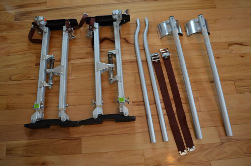 Bon aluminum 24&#034;- 40&#034; adjustable hi-reach construction drywall painting stilts for sale