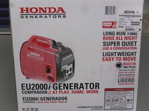 Honda eu2000i companion generator latest 2014 model new! camping type for sale