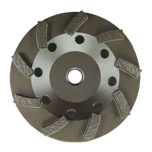 4.5&#034; Turbo Concrete Grinding Diamond Cup Wheel 9 Segments 5/8-11 Thread