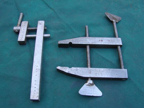 2x ENGINEERS TOOLMAKERS PARALLEL CLAMP CLAMPS BA HOCKING