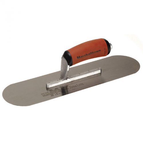 MARSHALLTOWN SP16SD 16 X 4.5&#034; High Carbon Steel Pool Trowel Curved Durasoft Hndl