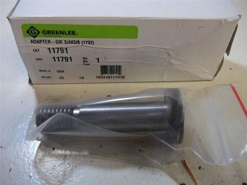 Greenlee 11791 783310117919 Die Adapter 3/4X3/8 1732 Punch OEM Tool Part USA New