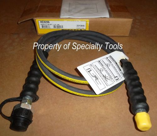 Enerpac hc9206 1/4  6&#039; 10k psi hydraulic pump hose for crimper cutter ram new for sale