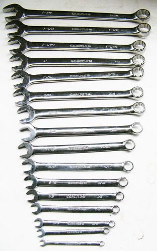 NAPA Carlyle 16pc Combination Wrench Set to1-1/4&#034; EXC+