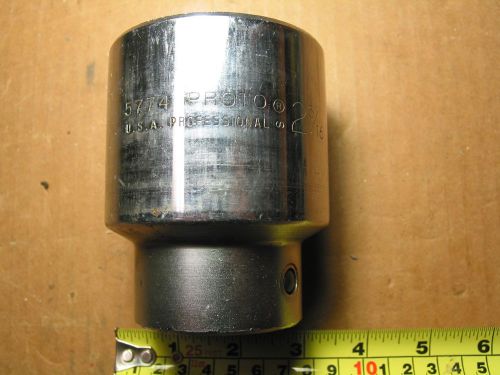 PROTO---5774---12 point Chrome Socket---1 inch drive---2-5/16 inch
