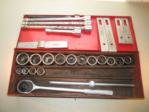 Proto tool set 3/4&#034; drive in box for sale